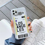 Paraíba Series - World Cities Plane Ticket Cases for iPhone