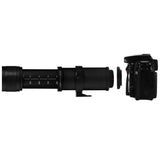 Lightbox 420-800mm F/8.3-16 Super Telephoto Zoom Lens for Canon Nikon Sony Pentax DSLR Camera