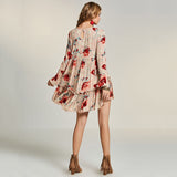 Floral Pleated Dress