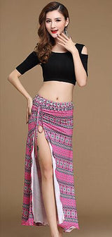 *HOT!* Modern Style - Sexy Shoulder Top And Skirt Dance Set